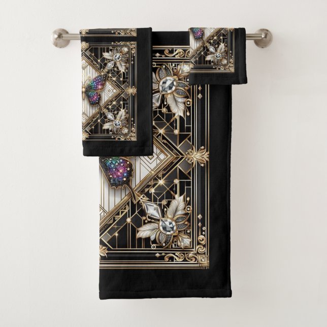 Rainbow Butterfly Art Deco Art Nouveau (In situ)