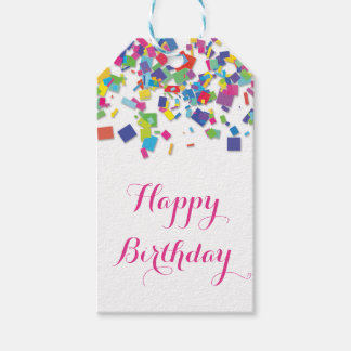 Rainbow Confetti | Etiqueta de regalo
