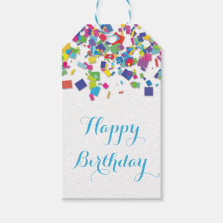 Rainbow Confetti | Etiqueta de regalo