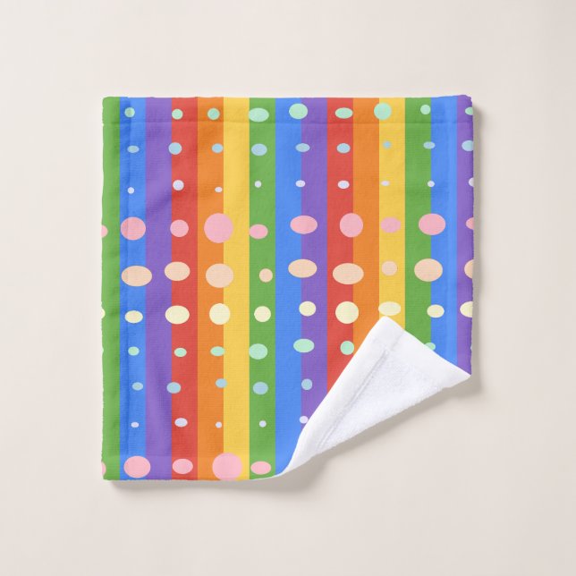 RAINBOW DOT STRIPES (Toallita)