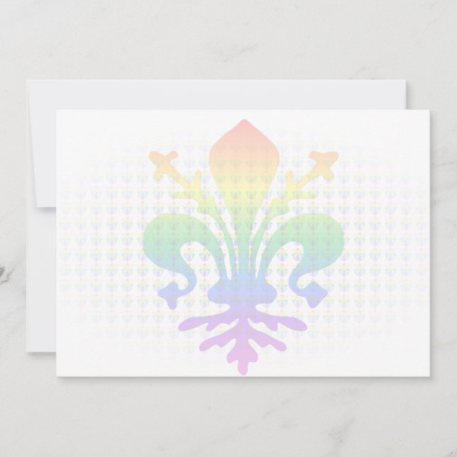 Rainbow Fleur-de-lis (Anverso)