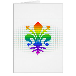 Rainbow Fleur-de-lis