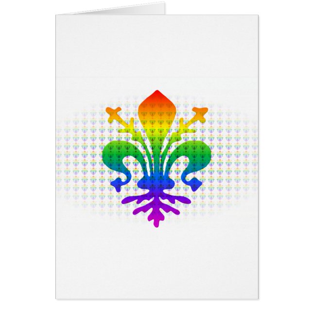 Rainbow Fleur-de-lis (Frente)
