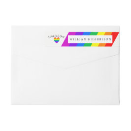 Rainbow Heart Love es Love Boda