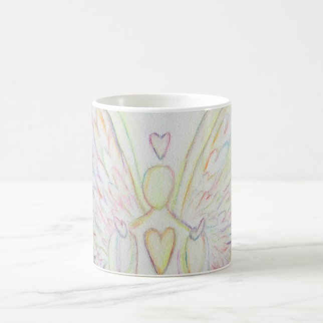 Rainbow Hearts Guardian Copa Angel de Café o Mug (Centro)
