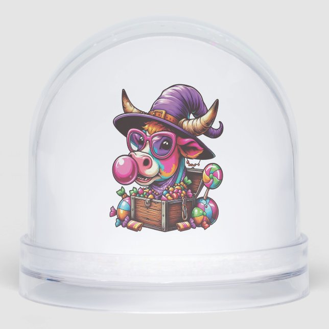 Rainbow Highland Cow Halloween (Anverso)