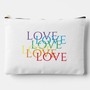 RAINBOW LOVE Amplio Bolso de bolsa para accesorios