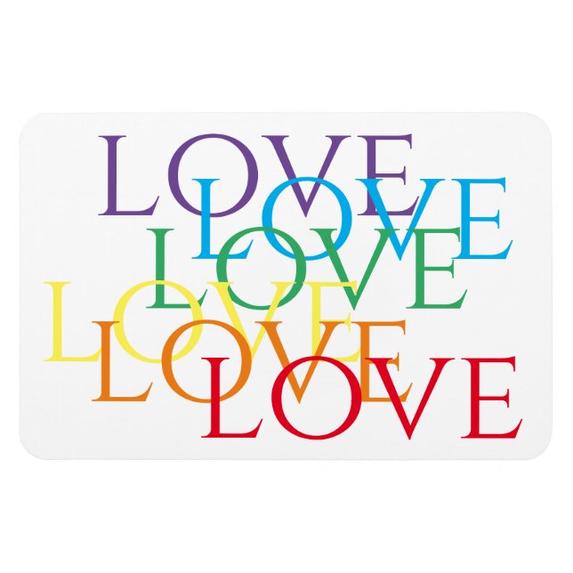 RAINBOW LOW 4x6 Imán flexible (Horizontal)