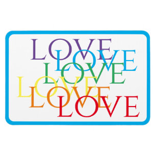 RAINBOW LOW 4x6 Imán flexible / azul