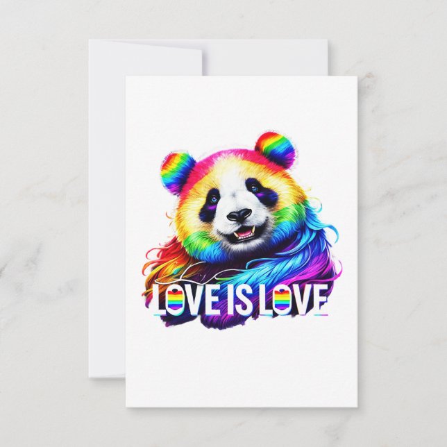 Rainbow Panda (Anverso)