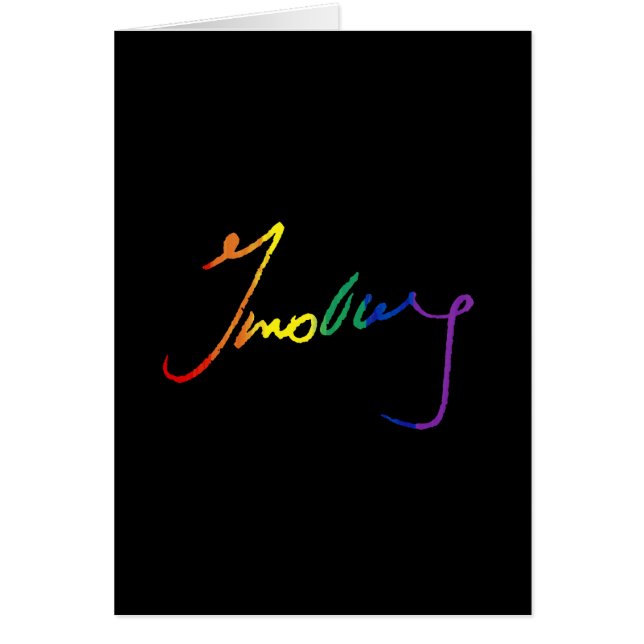 Rainbow Ruth Bader Ginsburg Autograph - LGBT Polit (Frente)