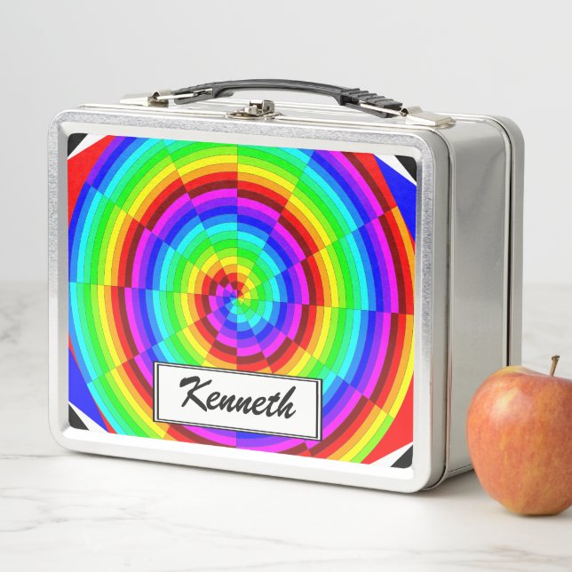Rainbow Spiral by Kenneth Yoncich (In situ)