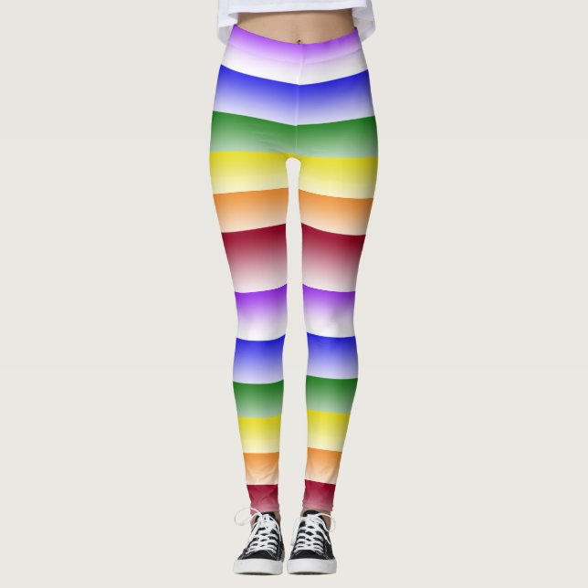 Rainbow Stripe Leggings (Anverso)