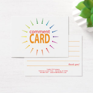 rainbowBurst de la tarjeta del comentario