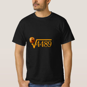 Raíz Cuadrada de 4489 - Camiseta de Humor Matemáti
