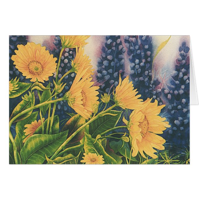 Raíz y Lupine del bálsamo (Anverso (Horizontal))