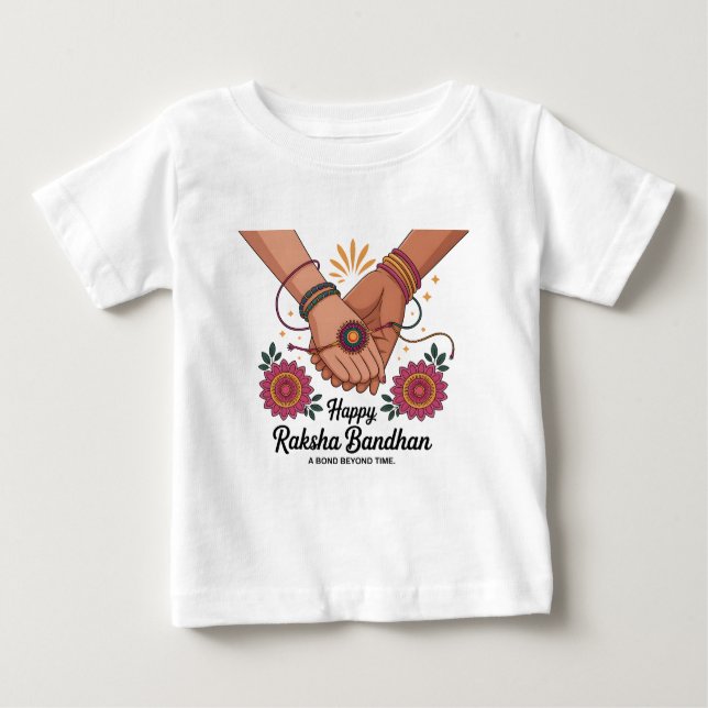 Raksha Bandhan Baby Fine Jersey T-Shirt (Anverso)