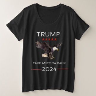 Rally Trump 2024: camiseta con cuello V