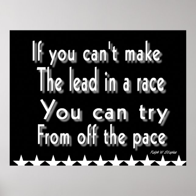 Ralph verbal Staples posters motivacionales (Frente)