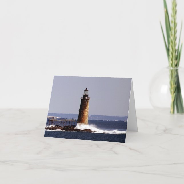 Ram Island Ledge Light, Portland Harbour Maine (Anverso)