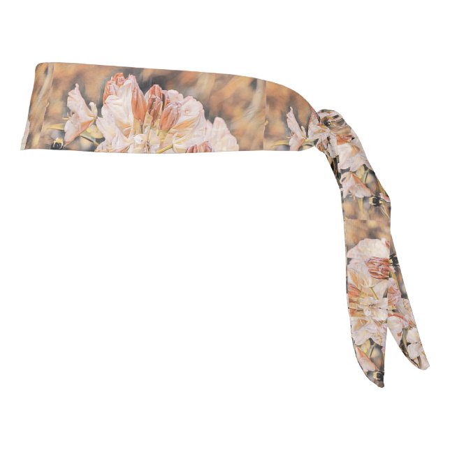 Rama con una flor de azeea primaveral naranja (Girar 90)