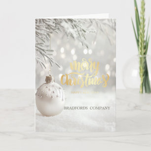 Rama de árbol Bola Blanca de Navidad Empresa de Na
