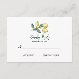 Rama de árbol limón | RSVP de boda