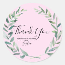 Rama de correa floral Botánica Gracias Pegatina