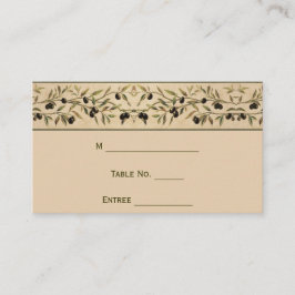 Rama de olivo: Tarjeta Tocante Toscana