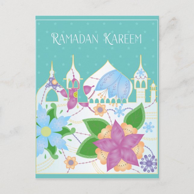 Ramadan KAreem postal ciudad oriental (Anverso)