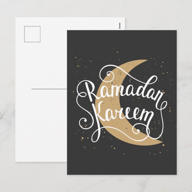 Ramadan Kareem | Postales de vacaciones de Ramadán (Anverso / Reverso)
