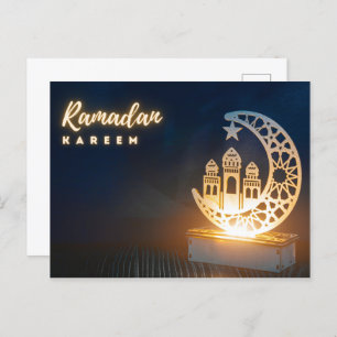 Ramadan Mubarak Tarjeta postal de vacaciones Ram