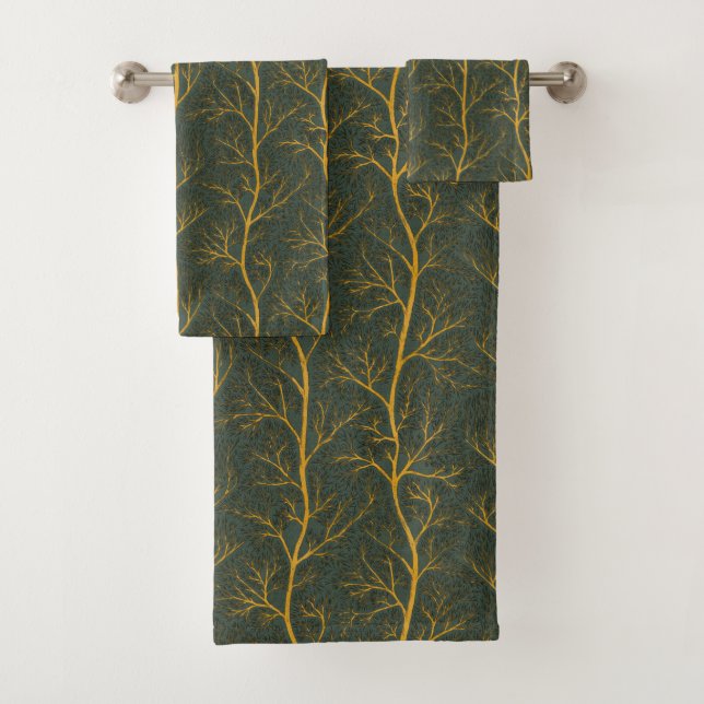 Ramas de árbol gráficas de oro modernas (In situ)