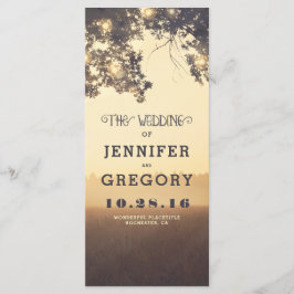 Ramas de árbol Programas de bodas nocturnas de ver