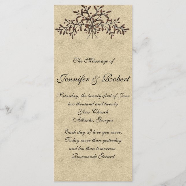 Ramas de Cantabria con programa Red Olives on Ecru (Anverso)