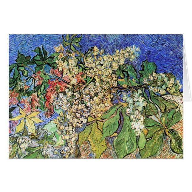 Ramas de castañas florecientes, Van Gogh (Anverso (Horizontal))