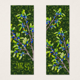 Ramas de espinas negras con iniciales