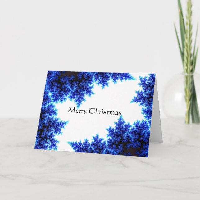 Ramas de Navidad Azul Eléctrico (Anverso)