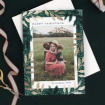 Ramas de oro Feliz Navidad 3 Foto