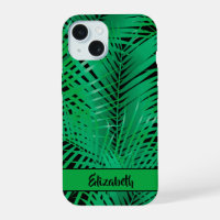 Ramas de Palma Tropicales en Nombre Personalizado