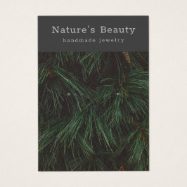 Ramas de Pino Tarjeta de visualización de joyas de