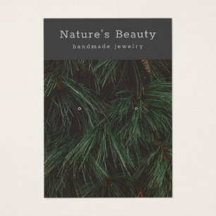 Ramas de Pino Tarjeta de visualización de joyas de
