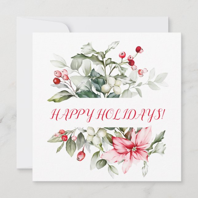 Ramas de RED BERRY para vacaciones de invierno (Anverso)