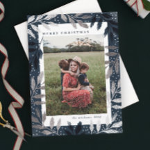 Ramas de Relieve metalizado plateado Feliz Navidad