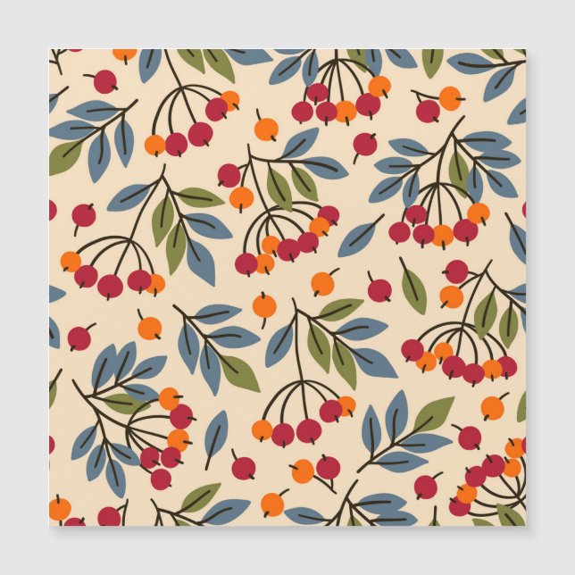 Ramas de Serbal: Encanto Textil Vintage (Anverso)