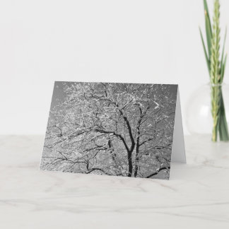 Ramas del árbol de cerezo tarjeta de Navidad 2