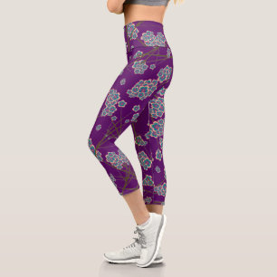 Ramas peculiares Amethyst Capri Leggings