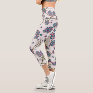 Ramas peculiares de alto deseo de Capri Leggings
