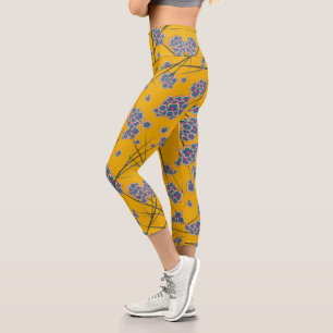 Ramas peculiares de alto deseo de Capri Leggings