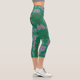 Ramas peculiares de alto deseo de Capri Leggings